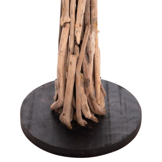 ΔΙΑΚΟΣΜΗΤΙΚΟ ΦΩΤΙΣΤΙΚΟ ΔΑΠΕΔΟΥ ALTAR HM4433 DRIFTWOOD--ΛΕΥΚΟ PVC Φ45x142Υεκ.
