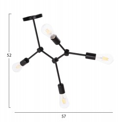 ΦΩΤΙΣΤΙΚΟ ΟΡΟΦΗΣ 4-ΦΩΤΟ LIGHTY HM7405.11 ΜΕΤΑΛΛΟ ΣΕ ΜΑΥΡΟ 57x5x52Υεκ. ΦΩΤΙΣΤΙΚΟ ΟΡΟΦΗΣ 4-ΦΩΤΟ LIGHTY HM7405.11 ΜΕΤΑΛΛΟ ΣΕ ΜΑΥΡΟ 57x5x52Υεκ.