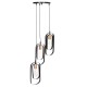 ΦΩΤΙΣΤΙΚΟ ΟΡΟΦΗΣ ΚΡΕΜΑΣΤΟ BIUT HM7528.11 ΜΑΥΡΟ ΜΕΤΑΛΛΟ-ΧΡΥΣΟ ΝΤΟΥΙ Φ23x139Υεκ.