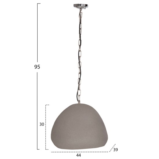 ΦΩΤΙΣΤΙΚΟ ΟΡΟΦΗΣ ΚΡΕΜΑΣΤΟ JAYLEN HM4703.03S FIBER CEMENT ΓΚΡΙ 44x39x30Υεκ. ΦΩΤΙΣΤΙΚΟ ΟΡΟΦΗΣ ΚΡΕΜΑΣΤΟ JAYLEN HM4703.03S FIBER CEMENT ΓΚΡΙ 44x39x30Υεκ.