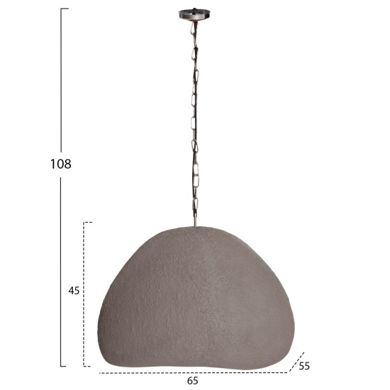 ΦΩΤΙΣΤΙΚΟ ΟΡΟΦΗΣ ΚΡΕΜΑΣΤΟ JAYLEN HM4703.03L FIBER CEMENT ΓΚΡΙ 65x55x45Υεκ. ΦΩΤΙΣΤΙΚΟ ΟΡΟΦΗΣ ΚΡΕΜΑΣΤΟ JAYLEN HM4703.03L FIBER CEMENT ΓΚΡΙ 65x55x45Υεκ.