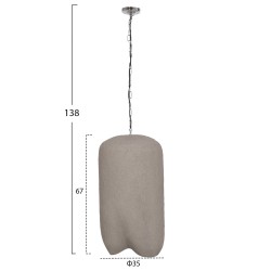 ΦΩΤΙΣΤΙΚΟ ΟΡΟΦΗΣ ΚΡΕΜΑΣΤΟ LOGKY HM4704.03L--FIBER CEMENT ΓΚΡΙ 35x35x67Υεκ ΦΩΤΙΣΤΙΚΟ ΟΡΟΦΗΣ ΚΡΕΜΑΣΤΟ LOGKY HM4704.03L--FIBER CEMENT ΓΚΡΙ 35x35x67Υεκ