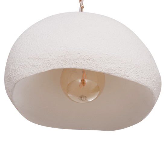 ΦΩΤΙΣΤΙΚΟ ΟΡΟΦΗΣ ΚΡΕΜΑΣΤΟ JAYLEN HM4703.02S FIBER CEMENT ΛΕΥΚΟ