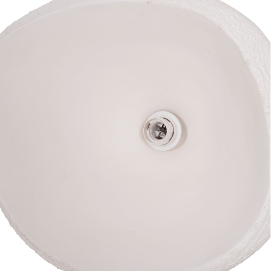 ΦΩΤΙΣΤΙΚΟ ΟΡΟΦΗΣ ΚΡΕΜΑΣΤΟ JAYLEN HM4703.02S FIBER CEMENT ΛΕΥΚΟ