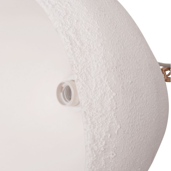 ΦΩΤΙΣΤΙΚΟ ΟΡΟΦΗΣ ΚΡΕΜΑΣΤΟ JAYLEN HM4703.02S FIBER CEMENT ΛΕΥΚΟ