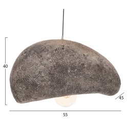ΦΩΤΙΣΤΙΚΟ ΟΡΟΦΗΣ ΜΕ ΟΨΗ ΠΕΤΡΑΣ STONER (M) HM4418.04 ΓΚΡΙ--55x45x40Υεκ. ΦΩΤΙΣΤΙΚΟ ΟΡΟΦΗΣ ΜΕ ΟΨΗ ΠΕΤΡΑΣ STONER (M) HM4418.04 ΓΚΡΙ--55x45x40Υεκ.