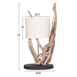 ΕΠΙΤΡΑΠΕΖΙΟ ΦΩΤΙΣΤΙΚΟ BRAMBLE HM4873 DRIFTWOOD & ΛΕΥΚΟ ΚΑΠΕΛΟ Φ28x65Υεκ. ΕΠΙΤΡΑΠΕΖΙΟ ΦΩΤΙΣΤΙΚΟ BRAMBLE HM4873 DRIFTWOOD & ΛΕΥΚΟ ΚΑΠΕΛΟ Φ28x65Υεκ.
