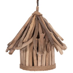 ΦΩΤΙΣΤΙΚΟ ΟΡΟΦΗΣ ΚΡΕΜΑΣΤΟ TREIT HM4874 DRIFTWOOD ΣΕ ΦΥΣΙΚΟ Φ40x73Υεκ [1xΕ27]