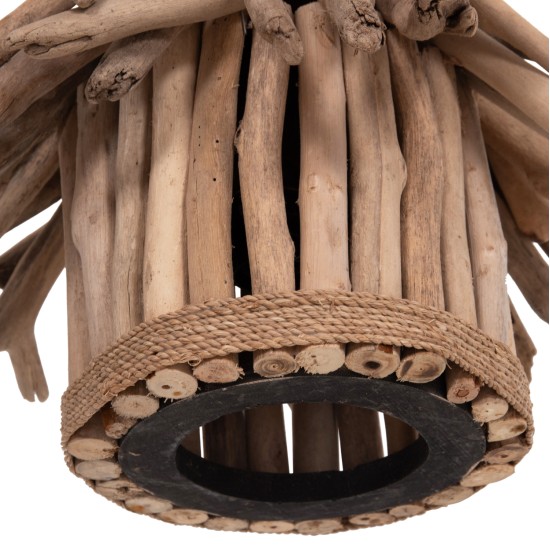 ΦΩΤΙΣΤΙΚΟ ΟΡΟΦΗΣ ΚΡΕΜΑΣΤΟ TREIT HM4874 DRIFTWOOD ΣΕ ΦΥΣΙΚΟ Φ40x73Υεκ [1xΕ27]