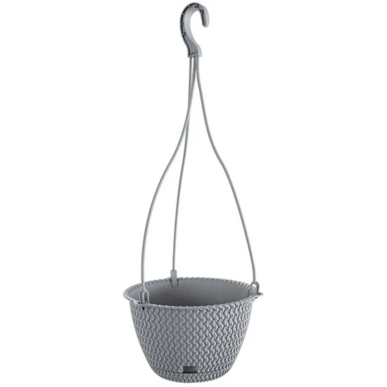 ΓΛΑΣΤΡΑ ΚΡΕΜΑΣΤΗ ΓΚΡΙ SPLOFY ROUND W Φ27x16.6cm 1/5ΚΙΒ ΓΛΑΣΤΡΑ ΚΡΕΜΑΣΤΗ ΓΚΡΙ SPLOFY ROUND W Φ27x16.6cm 1/5ΚΙΒ