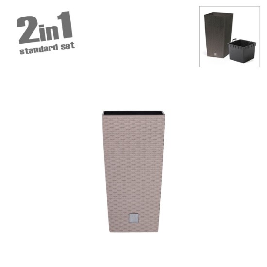 ΚΑΣΠΩ-ΓΛΑΣΤΡΑ (2 ΣΕ 1) ΜΟΚΚΑ RATO SQUARE ΤΕΤΡΑΓΩΝΗ 22.5x22.5x42.1cm 1/5KIB ΚΑΣΠΩ-ΓΛΑΣΤΡΑ (2 ΣΕ 1) ΜΟΚΚΑ RATO SQUARE ΤΕΤΡΑΓΩΝΗ 22.5x22.5x42.1cm 1/5KIB