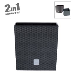 ΚΑΣΠΩ-ΓΛΑΣΤΡΑ (2 ΣΕ 1) ΑΝΘΡΑΚΙ RATO LOW ΤΕΤΡΑΓΩΝΗ 40x40x40.8cm 1/3KIB ΚΑΣΠΩ-ΓΛΑΣΤΡΑ (2 ΣΕ 1) ΑΝΘΡΑΚΙ RATO LOW ΤΕΤΡΑΓΩΝΗ 40x40x40.8cm 1/3KIB