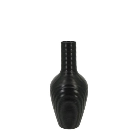 ΒΑΖΟ-ΜΠΟΥΚΑΛΙ ΜΑΥΡΟ ΚΕΡΑΜΙΚΟ ΓΡΑΜΜΩΤΟ Φ14x31cm - 12/KIB ΒΑΖΟ-ΜΠΟΥΚΑΛΙ ΜΑΥΡΟ ΚΕΡΑΜΙΚΟ ΓΡΑΜΜΩΤΟ Φ14x31cm - 12/KIB