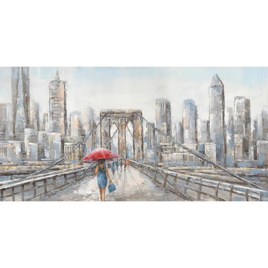 ΠΙΝΑΚΑΣ ΚΑΜΒΑΣ ΒΟΛΤΑ ΣΤΗ ΓΕΦΥΡΑ - 140x70cm 6/ΚΙΒ ΠΙΝΑΚΑΣ ΚΑΜΒΑΣ ΒΟΛΤΑ ΣΤΗ ΓΕΦΥΡΑ - 140x70cm 6/ΚΙΒ