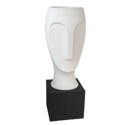 FIBERGLASS ΚΑΣΠΩ ΠΡΟΣΩΠΟ ΛΕΥΚΟ ΣΕ ΜΑΥΡH ΒΑΣΗ - 34x34x107cm 1/ΚΙΒ FIBERGLASS ΚΑΣΠΩ ΠΡΟΣΩΠΟ ΛΕΥΚΟ ΣΕ ΜΑΥΡH ΒΑΣΗ - 34x34x107cm 1/ΚΙΒ