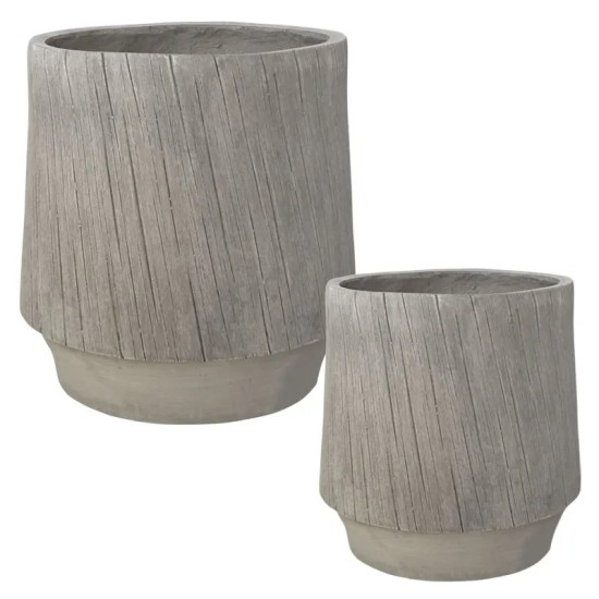 FIBERCLAY ΚΑΣΠΩ ΣΕΤ/2 ΜΠΕΖ ΞΥΛΟ - S:Φ32.5x32.5,M:Φ32.5x32.5, L:Φ45x45cm 1/ΚΙΒ FIBERCLAY ΚΑΣΠΩ ΣΕΤ/2 ΜΠΕΖ ΞΥΛΟ - S:Φ32.5x32.5,M:Φ32.5x32.5, L:Φ45x45cm 1/ΚΙΒ