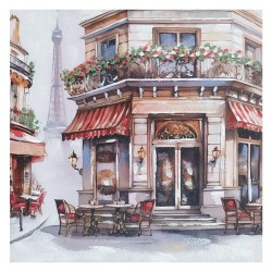ΠΙΝΑΚΑΣ ΚΑΜΒΑΣ ΓΩΝΙΑΚΟ ΚΑΦΕ ΣΤΟ ΠΑΡΙΣΙ - 80x80cm 8/ΚΙΒ ΠΙΝΑΚΑΣ ΚΑΜΒΑΣ ΓΩΝΙΑΚΟ ΚΑΦΕ ΣΤΟ ΠΑΡΙΣΙ - 80x80cm 8/ΚΙΒ