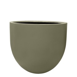 ΚΑΣΠΩ FIBERGLASS ΣΤΡΟΓΓΥΛΟ ΛΑΔΙ/ΓΚΡΙ ΜΑΤ - Φ80x70cm ΚΑΣΠΩ FIBERGLASS ΣΤΡΟΓΓΥΛΟ ΛΑΔΙ/ΓΚΡΙ ΜΑΤ - Φ80x70cm