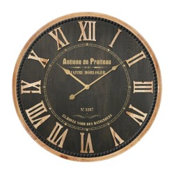 ΩΡΟΛΟΪ ΤΟΙΧΟΥ ΚΑΦΕ/ΜΑΥΡΟ ΞΥΛΙΝΟ ΣΤΡΟΓΓΥΛΟ ΜΕ ΛΑΤΙΝΙΚΟΥΣ ΑΡΙΘΜΟΥΣ - Φ68x3.3cm 2/ΚΙΒ ΩΡΟΛΟΪ ΤΟΙΧΟΥ ΚΑΦΕ/ΜΑΥΡΟ ΞΥΛΙΝΟ ΣΤΡΟΓΓΥΛΟ ΜΕ ΛΑΤΙΝΙΚΟΥΣ ΑΡΙΘΜΟΥΣ - Φ68x3.3cm 2/ΚΙΒ