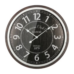 ΩΡΟΛΟΪ ΤΟΙΧΟΥ ΜΑΥΡΟ ΕΦΕ ΞΥΛΟΥ ΣΤΡΟΓΓΥΛΟ ΜΕ ΓΥΑΛΙ & ΑΡΙΘΜΟΥΣ - Φ68x6.5cm 2/ΚΙΒ ΩΡΟΛΟΪ ΤΟΙΧΟΥ ΜΑΥΡΟ ΕΦΕ ΞΥΛΟΥ ΣΤΡΟΓΓΥΛΟ ΜΕ ΓΥΑΛΙ & ΑΡΙΘΜΟΥΣ - Φ68x6.5cm 2/ΚΙΒ