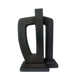 ΚΕΡΑΜΙΚΟ ΒΑΖΟ ΜΙΝΙΜΑΛ ΜΑΥΡΟ ΣΚΟΥΡΙΑΣ - 30x15x42cm 4/ΚΙΒ ΚΕΡΑΜΙΚΟ ΒΑΖΟ ΜΙΝΙΜΑΛ ΜΑΥΡΟ ΣΚΟΥΡΙΑΣ - 30x15x42cm 4/ΚΙΒ