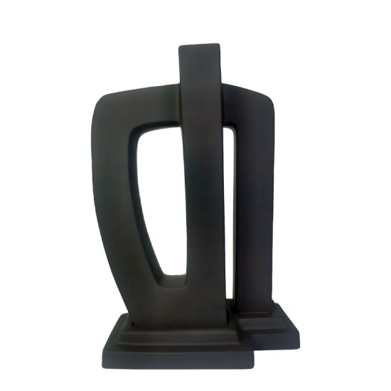 ΚΕΡΑΜΙΚΟ ΒΑΖΟ ΜΙΝΙΜΑΛ ΜΑΥΡΟ ΣΚΟΥΡΙΑΣ - 30x15x42cm 4/ΚΙΒ ΚΕΡΑΜΙΚΟ ΒΑΖΟ ΜΙΝΙΜΑΛ ΜΑΥΡΟ ΣΚΟΥΡΙΑΣ - 30x15x42cm 4/ΚΙΒ