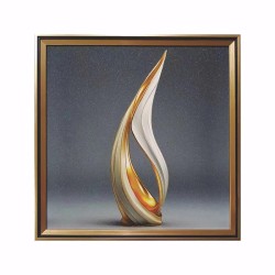 ΚΑΔΡΑΚΙ ΜΕ ΧΡΥΣΗ ΚΟΡΝΙΖΑ & ΕΚΤΥΠΩΣΗ 3D ΣΧΗΜΑΤΑ ΑΦΗΡΗΜΕΝΟ - 41x41cm 24/ΚΙΒ ΚΑΔΡΑΚΙ ΜΕ ΧΡΥΣΗ ΚΟΡΝΙΖΑ & ΕΚΤΥΠΩΣΗ 3D ΣΧΗΜΑΤΑ ΑΦΗΡΗΜΕΝΟ - 41x41cm 24/ΚΙΒ