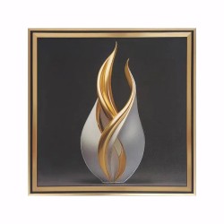ΚΑΔΡΑΚΙ ΜΕ ΧΡΥΣΗ ΚΟΡΝΙΖΑ & ΕΚΤΥΠΩΣΗ 3D ΣΧΗΜΑΤΑ ΑΦΗΡΗΜΕΝΟ - 41x41cm 24/ΚΙΒ ΚΑΔΡΑΚΙ ΜΕ ΧΡΥΣΗ ΚΟΡΝΙΖΑ & ΕΚΤΥΠΩΣΗ 3D ΣΧΗΜΑΤΑ ΑΦΗΡΗΜΕΝΟ - 41x41cm 24/ΚΙΒ