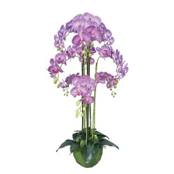 ΦΥΤΟ ΟΡΧΙΔΕΑ ΜΩΒ ΜΕ ΛΕΥΚΕΣ ΡΙΓΕΣ ΑΝΘΗ REAL TOUCH - Y118cm 1/KIB ΦΥΤΟ ΟΡΧΙΔΕΑ ΜΩΒ ΜΕ ΛΕΥΚΕΣ ΡΙΓΕΣ ΑΝΘΗ REAL TOUCH - Y118cm 1/KIB