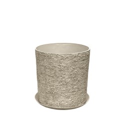 STONE POLYRESIN ΚΑΣΠΩ ΜΕ ΠΙΑΤΟ ΜΠΕΖ ΠΑΛΑΙΩΜΕΝΟ ΦΙΛΝΤΙΣΙ ΜΕΣΑΙΟ - Φ35x36cm