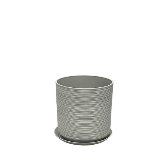 STONE POLYRESIN ΚΑΣΠΩ ΜΕ ΠΙΑΤΟ ΓΚΡΙ ΜΙΚΡΟ - Φ28x28cm STONE POLYRESIN ΚΑΣΠΩ ΜΕ ΠΙΑΤΟ ΓΚΡΙ ΜΙΚΡΟ - Φ28x28cm