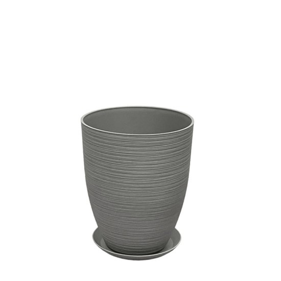 STONE POLYRESIN ΚΑΣΠΩ ΜΕ ΠΙΑΤΟ ΓΚΡΙ ΜΙΚΡΟ - Φ28x34.5cm STONE POLYRESIN ΚΑΣΠΩ ΜΕ ΠΙΑΤΟ ΓΚΡΙ ΜΙΚΡΟ - Φ28x34.5cm