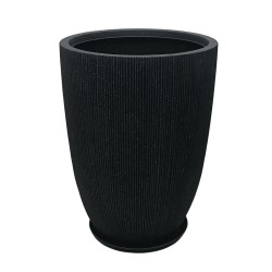 POLYRESIN ΚΑΣΠΩ ΜΕ ΠΙΑΤΟ ΜΑΥΡΟ ΓΡΑΝΙΤΗ ΡΙΓΩΤΟ ΜΑΚΡΥ ΜΕΓΑΛΟ - Φ44x57.5cm
