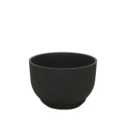STONE POLYRESIN ΚΑΣΠΩ ΜΕ ΠΙΑΤΟ ΜΑΥΡΟ ΑΝΘΡΑΚΙ ΓΑΒΑΘΑ ΜΙΚΡΟ - Φ33x22cm