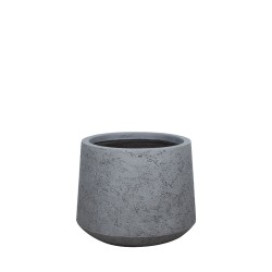 ΚΑΣΠΩ FIBERCLAY ΓΚΡΙ ΤΣΙΜΕΝΤΟΥ ΚΩΝΙΚΟ ΚΟΝΤΟ ΜΕΣΑΙΟ - Φ41x33cm
