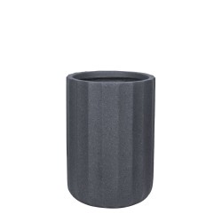 ΚΑΣΠΩ FIBERCLAY ΜΑΥΡΟ ΓΡΑΝΙΤΗ ΚΙΟΝΑΣ ΨΗΛΟ ΜΕΣΑΙΟ - Φ35x50.5cm
