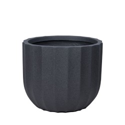 ΚΑΣΠΩ FIBERCLAY ΜΑΥΡΟ ΓΡΑΝΙΤΗ ΚΙΟΝΑΣ ΚΟΝΤΟ ΓΙΓΑ - Φ55.5x46.5cm