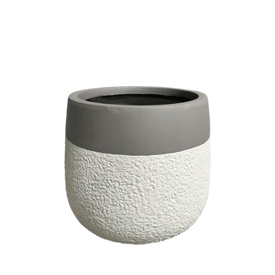 ΚΑΣΠΩ FIBERCLAY ΓΚΡΙ/ΕΚΡΟΥ ΣΤΡΟΓΓΥΛΟ ΜΕΣΑΙΟ - Φ40x36cm ΚΑΣΠΩ FIBERCLAY ΓΚΡΙ/ΕΚΡΟΥ ΣΤΡΟΓΓΥΛΟ ΜΕΣΑΙΟ - Φ40x36cm