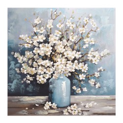 ΠΙΝΑΚΑΣ ΚΑΜΒΑΣ ΒΑΖΟ ΜΕ ΜΑΡΓΑΡΙΤΕΣ - 80x80cm 8/KIB