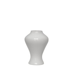 ΒΑΖΟ ΛΕΥΚΟ ΚΕΡΑΜΙΚΟ ΚΑΜΠΥΛΩΤΟ - 15.2x21.2cm 1/9ΚΙΒ ΒΑΖΟ ΛΕΥΚΟ ΚΕΡΑΜΙΚΟ ΚΑΜΠΥΛΩΤΟ - 15.2x21.2cm 1/9ΚΙΒ