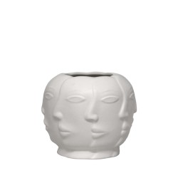 ΒΑΖΟ ΛΕΥΚΟ ΚΕΡΑΜΙΚΟ ΠΡΟΣΩΠΑ - 19.5x17cm 1/12ΚΙΒ ΒΑΖΟ ΛΕΥΚΟ ΚΕΡΑΜΙΚΟ ΠΡΟΣΩΠΑ - 19.5x17cm 1/12ΚΙΒ
