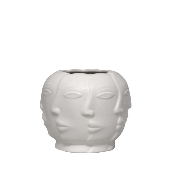 ΒΑΖΟ ΛΕΥΚΟ ΚΕΡΑΜΙΚΟ ΠΡΟΣΩΠΑ - 19.5x17cm 1/12ΚΙΒ ΒΑΖΟ ΛΕΥΚΟ ΚΕΡΑΜΙΚΟ ΠΡΟΣΩΠΑ - 19.5x17cm 1/12ΚΙΒ
