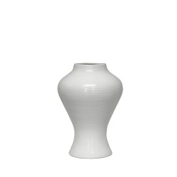 ΒΑΖΟ ΛΕΥΚΟ ΚΕΡΑΜΙΚΟ ΚΑΜΠΥΛΩΤΟ - 19x26.3cm 1/6ΚΙΒ ΒΑΖΟ ΛΕΥΚΟ ΚΕΡΑΜΙΚΟ ΚΑΜΠΥΛΩΤΟ - 19x26.3cm 1/6ΚΙΒ