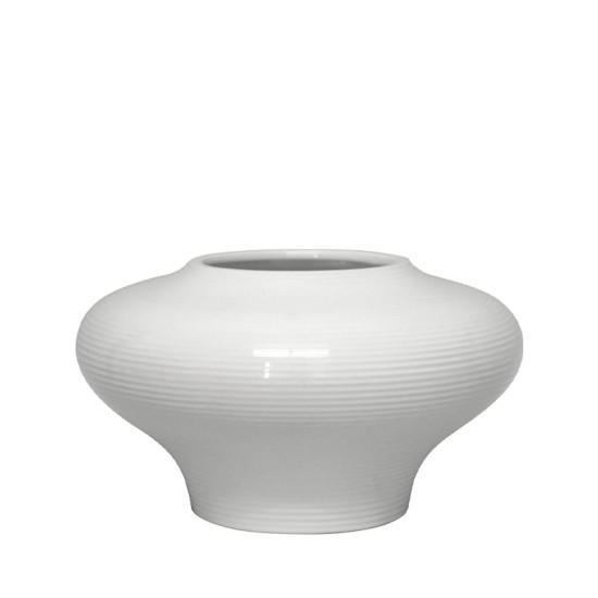 ΒΑΖΟ ΛΕΥΚΟ ΚΕΡΑΜΙΚΟ ΚΑΜΠΥΛΩΤΟ - 31.5x19cm 1/4ΚΙΒ ΒΑΖΟ ΛΕΥΚΟ ΚΕΡΑΜΙΚΟ ΚΑΜΠΥΛΩΤΟ - 31.5x19cm 1/4ΚΙΒ