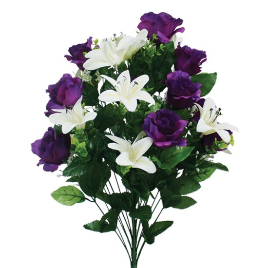 ΜΠΟΥΚΕΤΟ ΜΩΒ ΤΡΙΑΝΤΑΦΥΛΛΟ/ΛΙΛΥ X24 Y62cm 12/36KIB ΜΠΟΥΚΕΤΟ ΜΩΒ ΤΡΙΑΝΤΑΦΥΛΛΟ/ΛΙΛΥ X24 Y62cm 12/36KIB