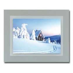 ΓΥΑΛΙΝΟ ΚΑΔΡΑΚΙ ΣΕ MDF - ΧΙΟΝΙΣΜΕΝΟ ΣΠΙΤΙ 46x39cm 1/ΚΙΒ ΓΥΑΛΙΝΟ ΚΑΔΡΑΚΙ ΣΕ MDF - ΧΙΟΝΙΣΜΕΝΟ ΣΠΙΤΙ 46x39cm 1/ΚΙΒ