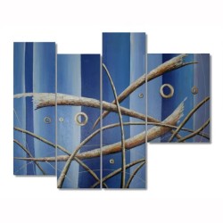 ΠΙΝΑΚΑΣ ΖΩΓΡΑΦΙΚΗΣ ΣΕΤ/4 ΜΠΛΕ ΜΕ ΚΥΚΛΟΥΣ - 90x70cm ΠΙΝΑΚΑΣ ΖΩΓΡΑΦΙΚΗΣ ΣΕΤ/4 ΜΠΛΕ ΜΕ ΚΥΚΛΟΥΣ - 90x70cm