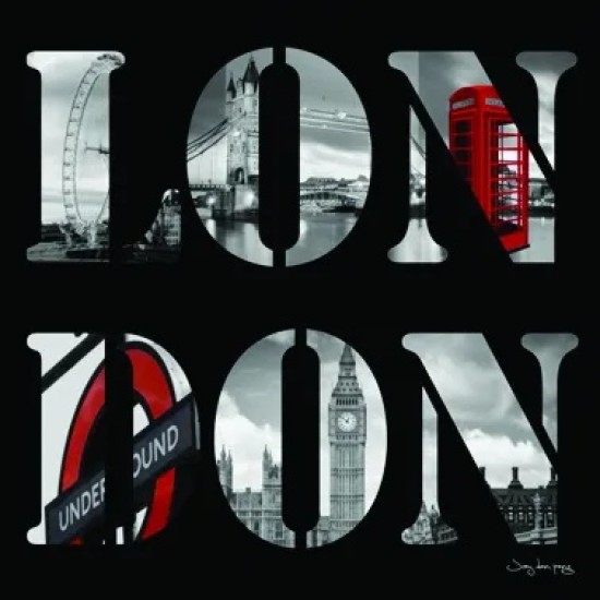 ΠΙΝΑΚΑΣ ΚΑΜΒΑΣ LONDON 60x60cm. 12/ΚΙΒ