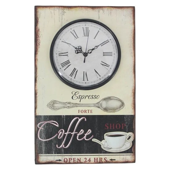 ΞΥΛΙΝΟ ΔΙΑΚΟΣΜΗΤΙΚΟ ΩΡΟΛΟΪ/ΤΖΑΜΙ - COFFEE 23x36cm 8/KIB ΞΥΛΙΝΟ ΔΙΑΚΟΣΜΗΤΙΚΟ ΩΡΟΛΟΪ/ΤΖΑΜΙ - COFFEE 23x36cm 8/KIB
