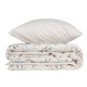 Σετ παπλωματοθήκη Lendell Cotton Box 4 τμχ Διπλή (200x220) χρώμα μέντα - λευκό